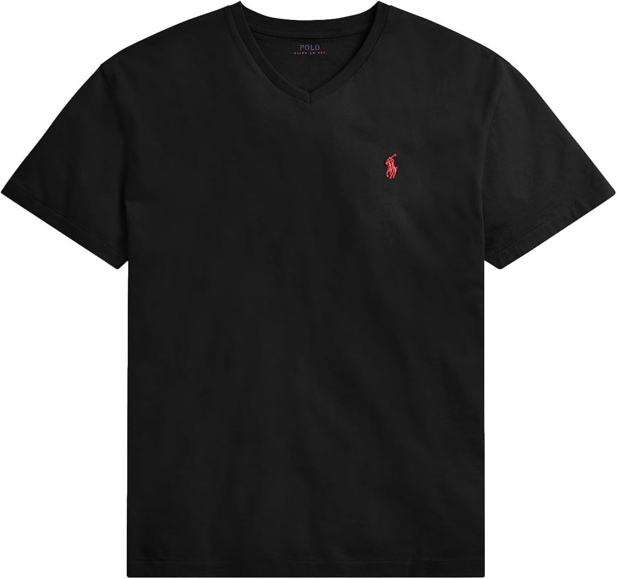 

Мужская футболка Polo Ralph Lauren с V-образным вырезом, Ralph Lauren Black, Черный, Мужская футболка Polo Ralph Lauren с V-образным вырезом, Ralph Lauren Black