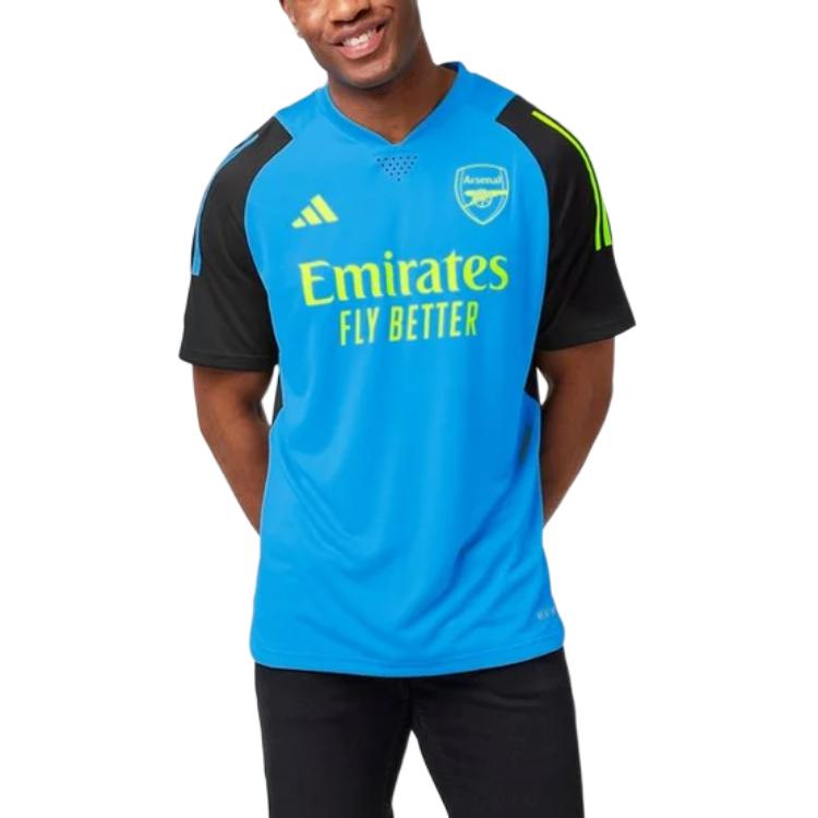 Adidas Футболка для тренировок HEAT.RDY Arsenal 23/24 Pro мужская синяя — фото 3