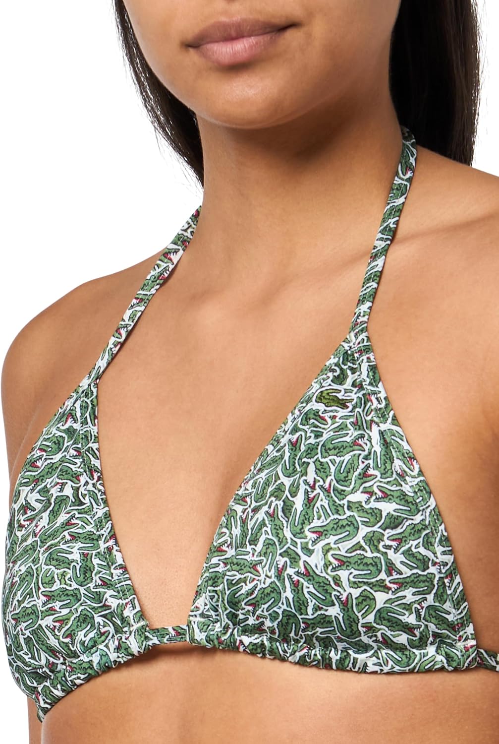 Топ для плавания Lacoste Jersey Print, Green/Flour — фото 3