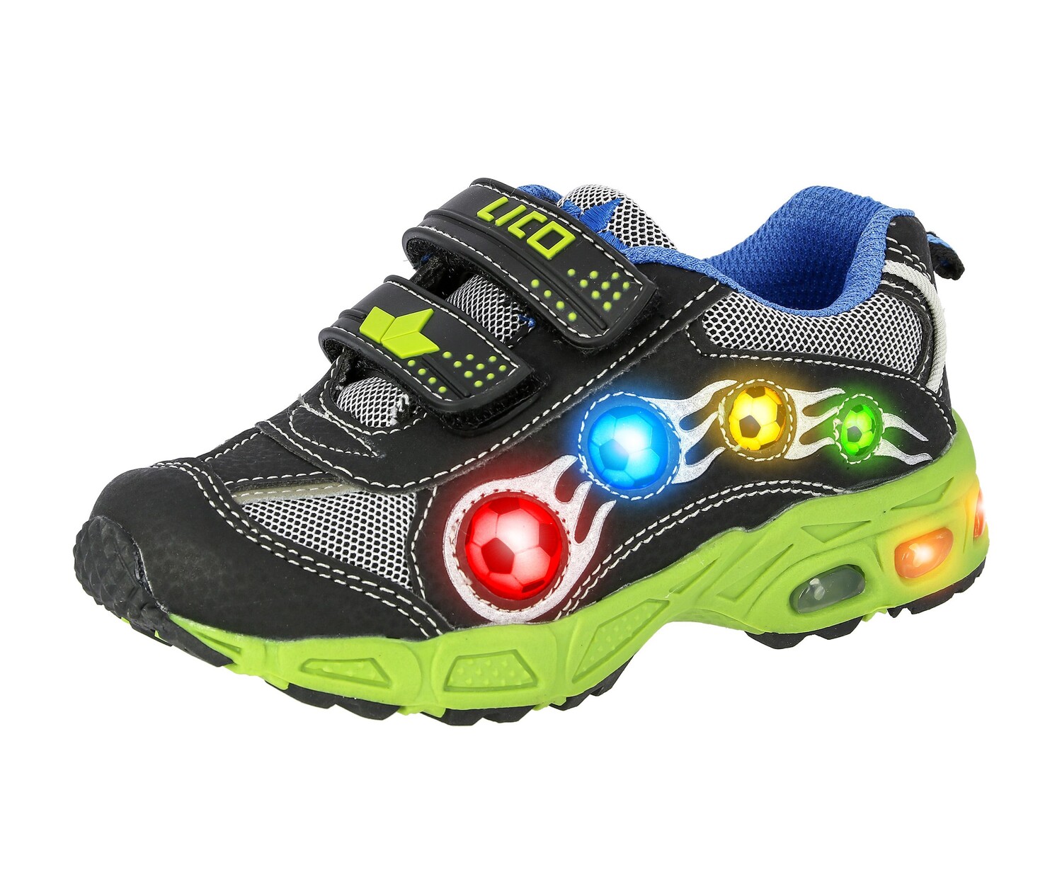 

Низкие кроссовки Lico Klettschuh Adrian V, черный
