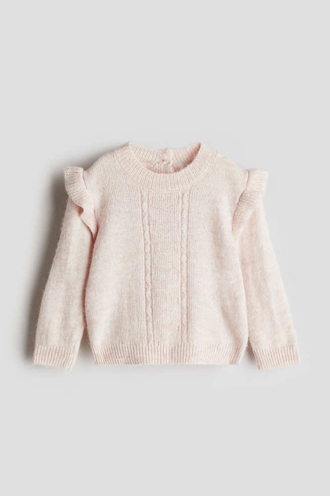 

Свитер с воланом H&M, розовый