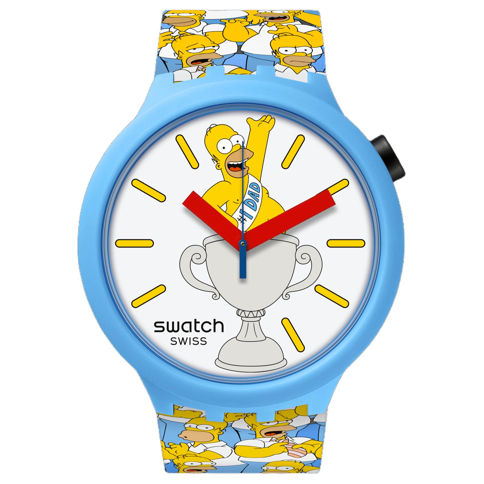 

Мужские часы SWATCH SB05Z100 белые 47 мм