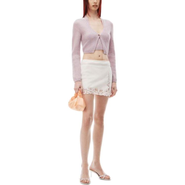 Кардиган-бюстье Twinset Hybrid от Alexander Wang, фиолетовый — фото 4