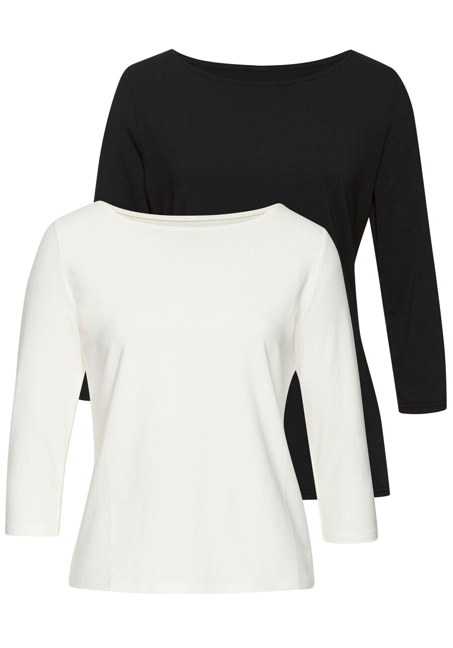 

Рубашка LASCANA, цвет Cream/Black