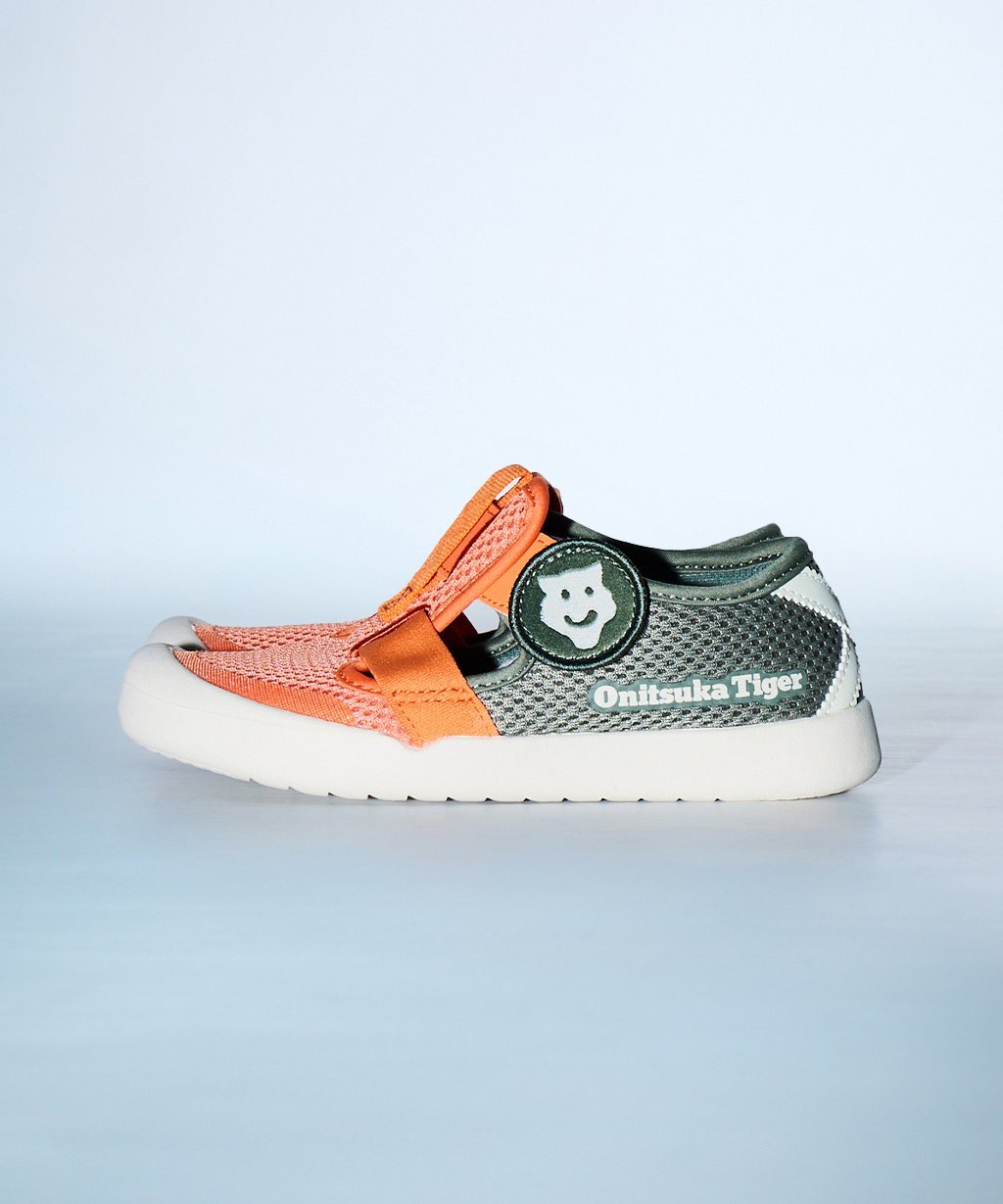 Детские сандалии MEXICO 66 Onitsuka Tiger, MIKAN ORANGE/LICHEN GREEN