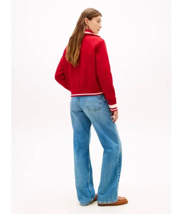Свитер VARSITY loose fit Tommy Hilfiger, красный — фото 3