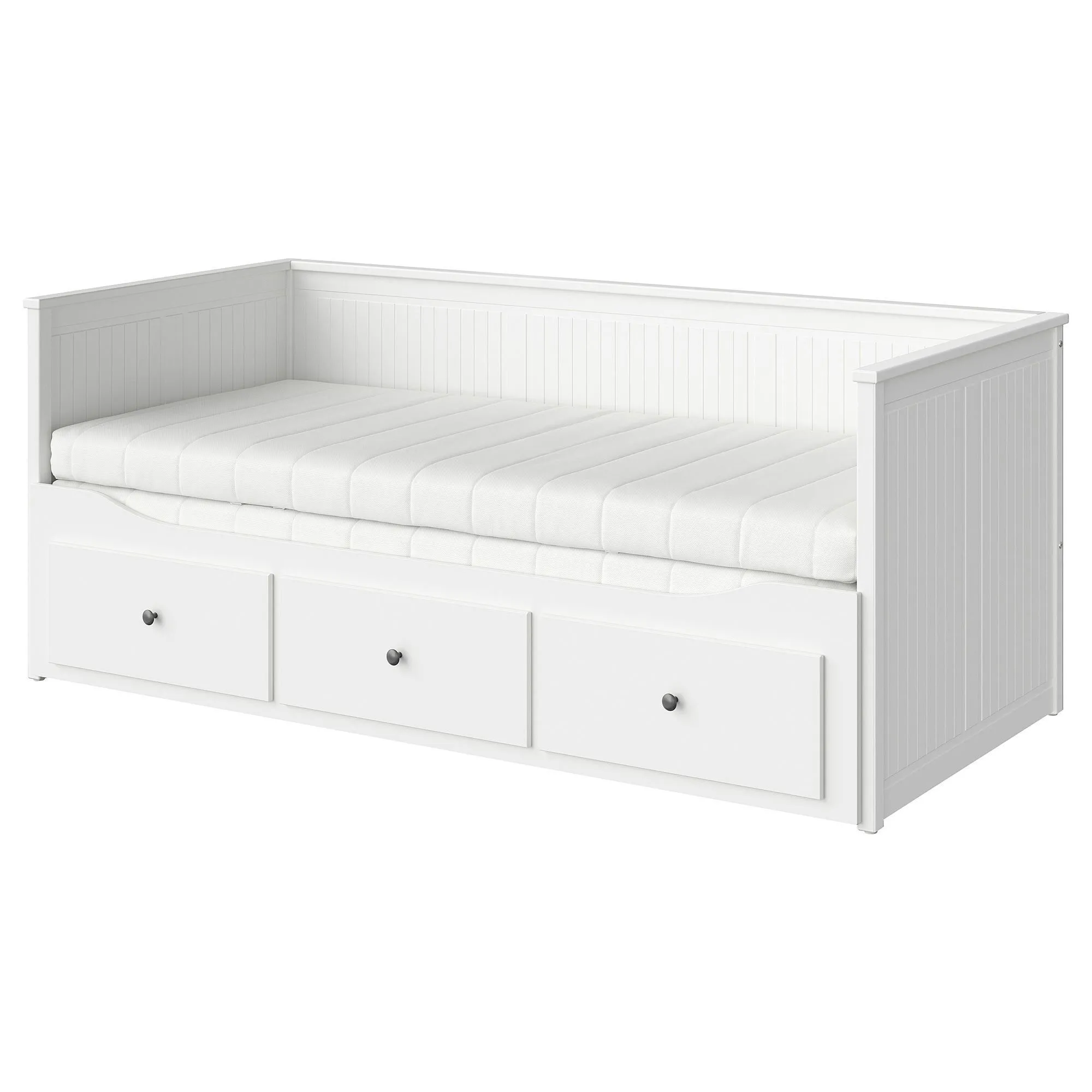 Кушетка IKEA HEMNES, средней жесткости, 80x200 см, белый/белый