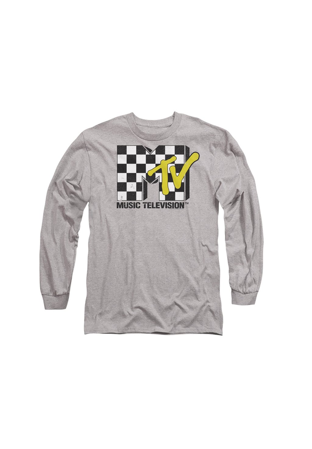 

Топ с длинными рукавами MTV CHECKER BOARD LOGO Cotton Soul, серый