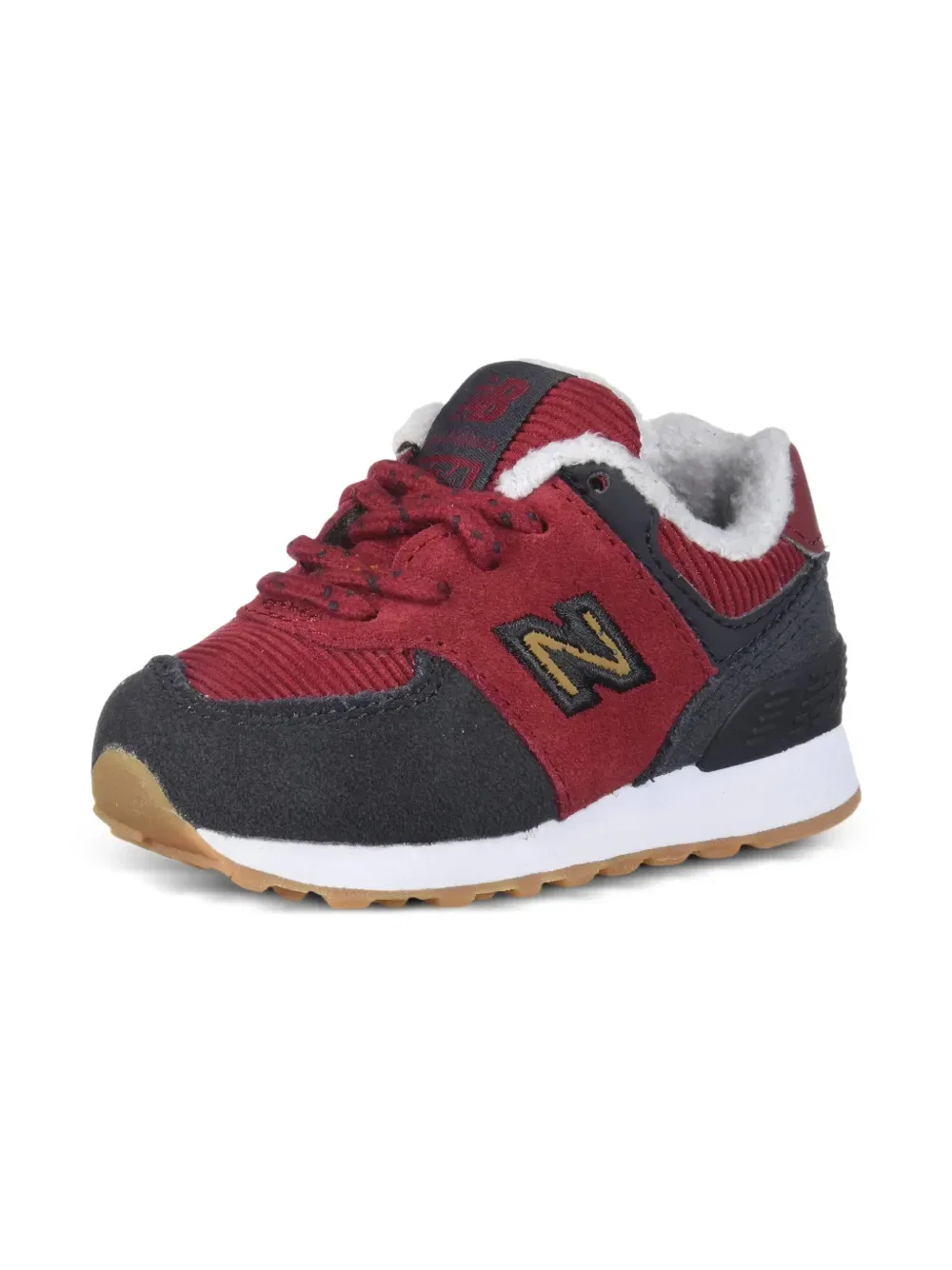 Вельветовые кроссовки New Balance 574 New Balance Kids, красный