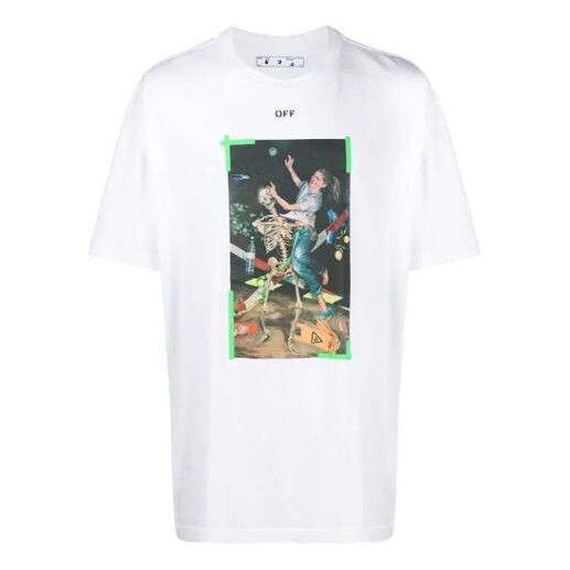 

Футболка pascal painting short sleeve oversize Off-White, белый