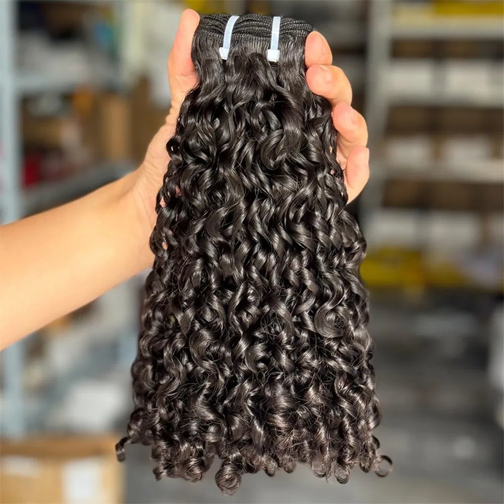 Накладные волосы «Pixie Bouncy Curly» из натуральных волос Qrstuvxzy — фото 2