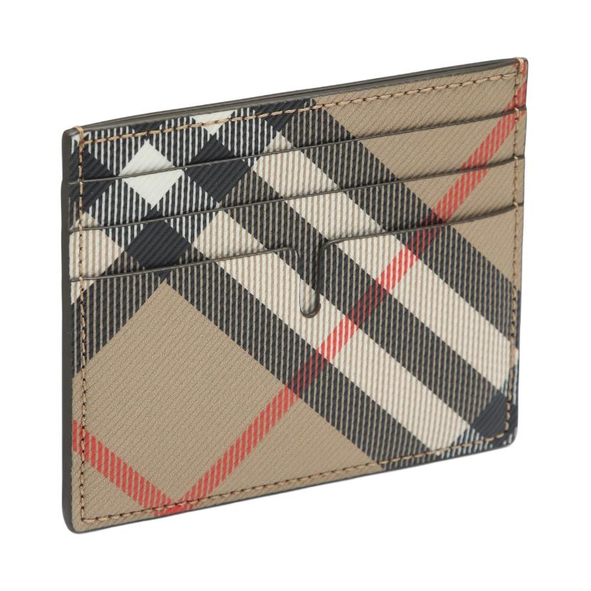 Держатель для карт из полиуретана, унисекс, верблюжий цвет Burberry, basic set (bag+dust bag) — фото 2
