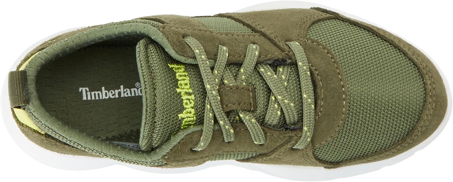 Timberland мужские современные низкие кроссовки, Dk Grn Suede — фото 3