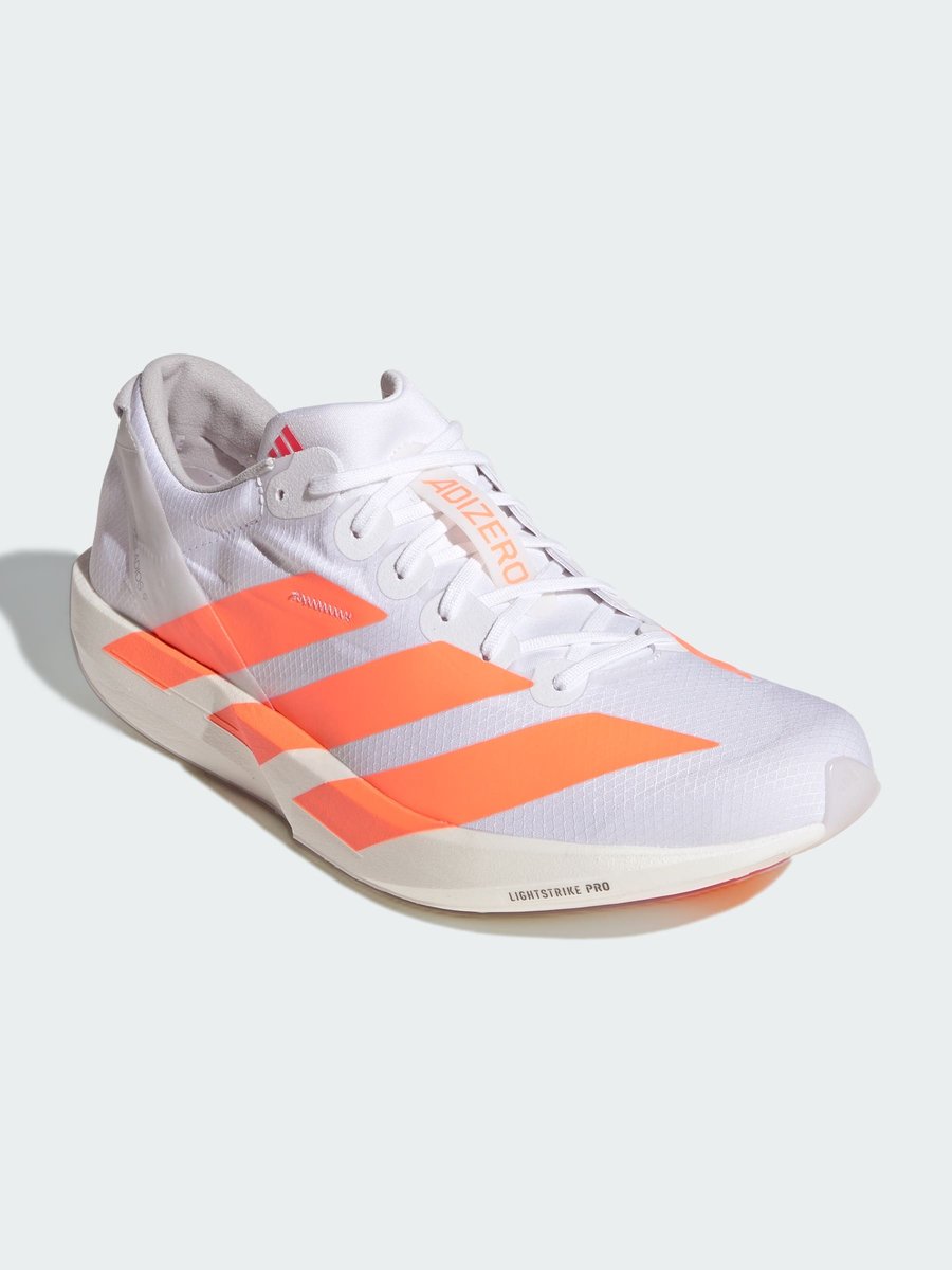 Кроссовки Adidas Performance ADIZERO ADIOS 9 M, Cloud White Lucid Orange Lucid Red/Lilac — фото 2