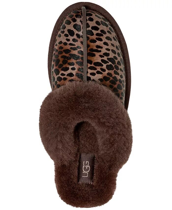 Женские туфли Scuffette на плоской подошве «Caspian» UGG, коричневый — фото 4