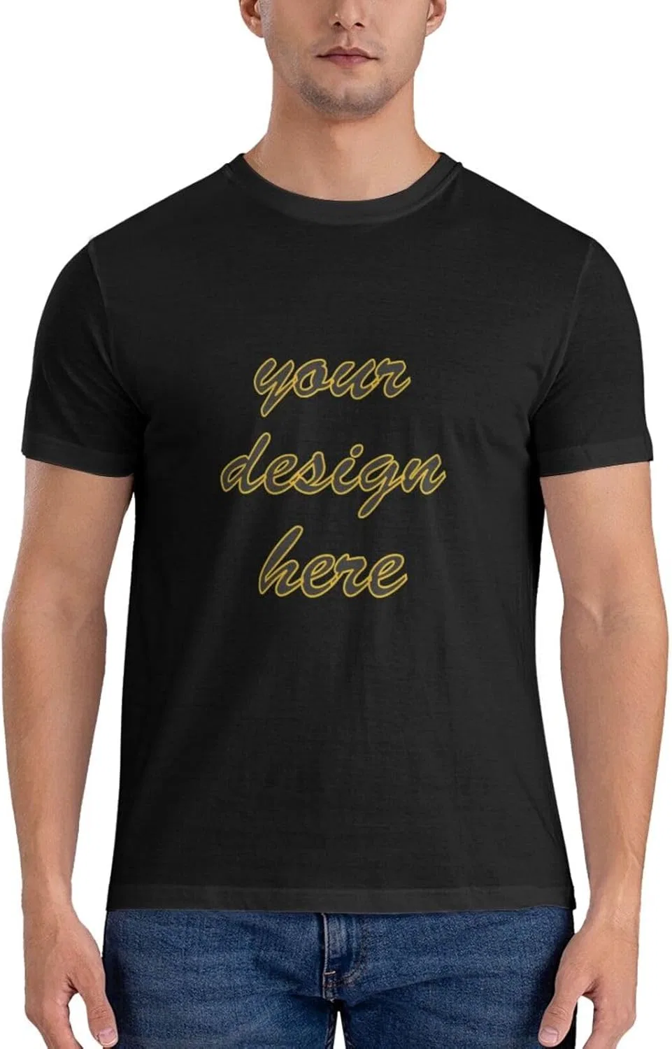 Футболка для мужчин, Premium Cotton, Black