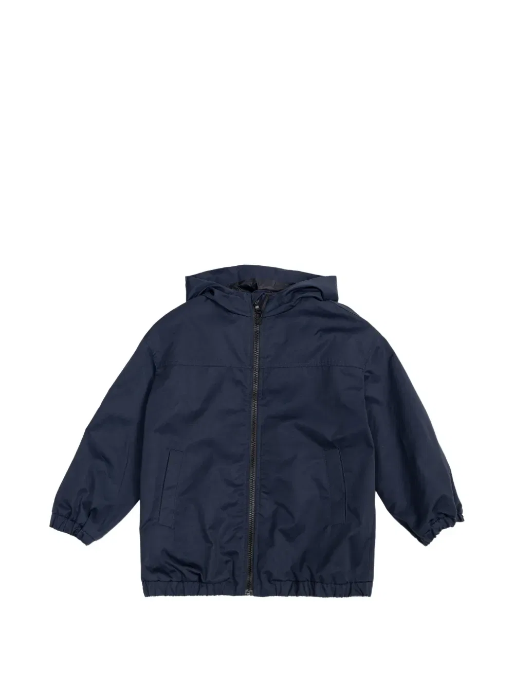 Плащ с капюшоном Balmain Kids, синий