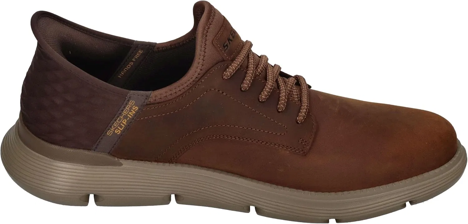Мужские кроссовки Skechers Garza, темно-коричневый — фото 4