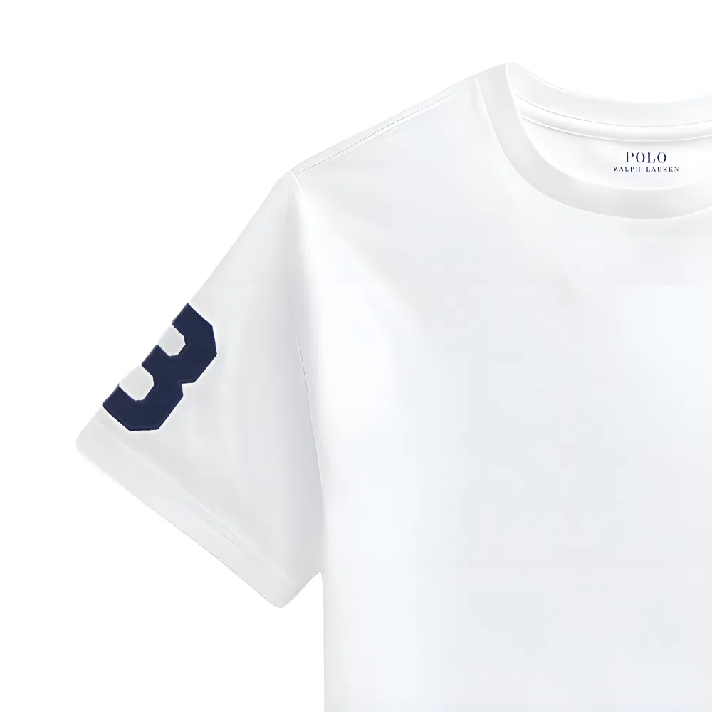 Футболка белая Polo Ralph Lauren — фото 4