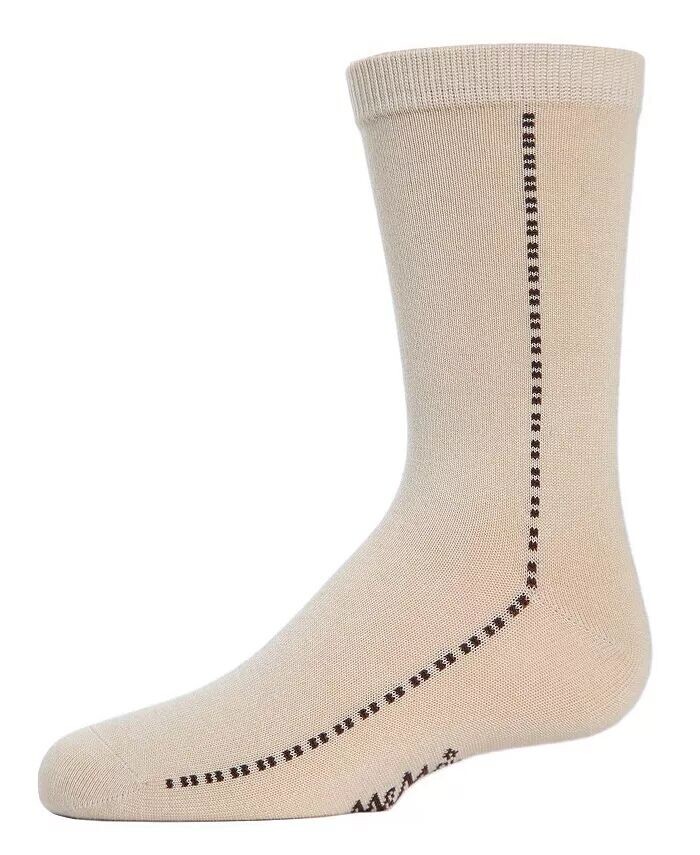 

Носки Big Boys Dots On Down Cotton Blend Crew Socks MeMoi, коричневый/бежевый