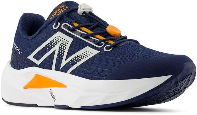 Детские кроссовки New Balance FuelCell Propel V5 Bungee (унисекс), серый — фото 4