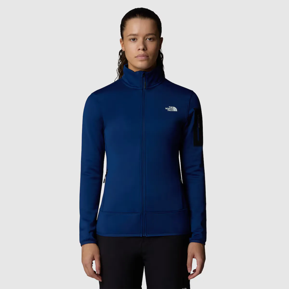 

Женская флисовая куртка The North Face Mystyescape, синий/черный
