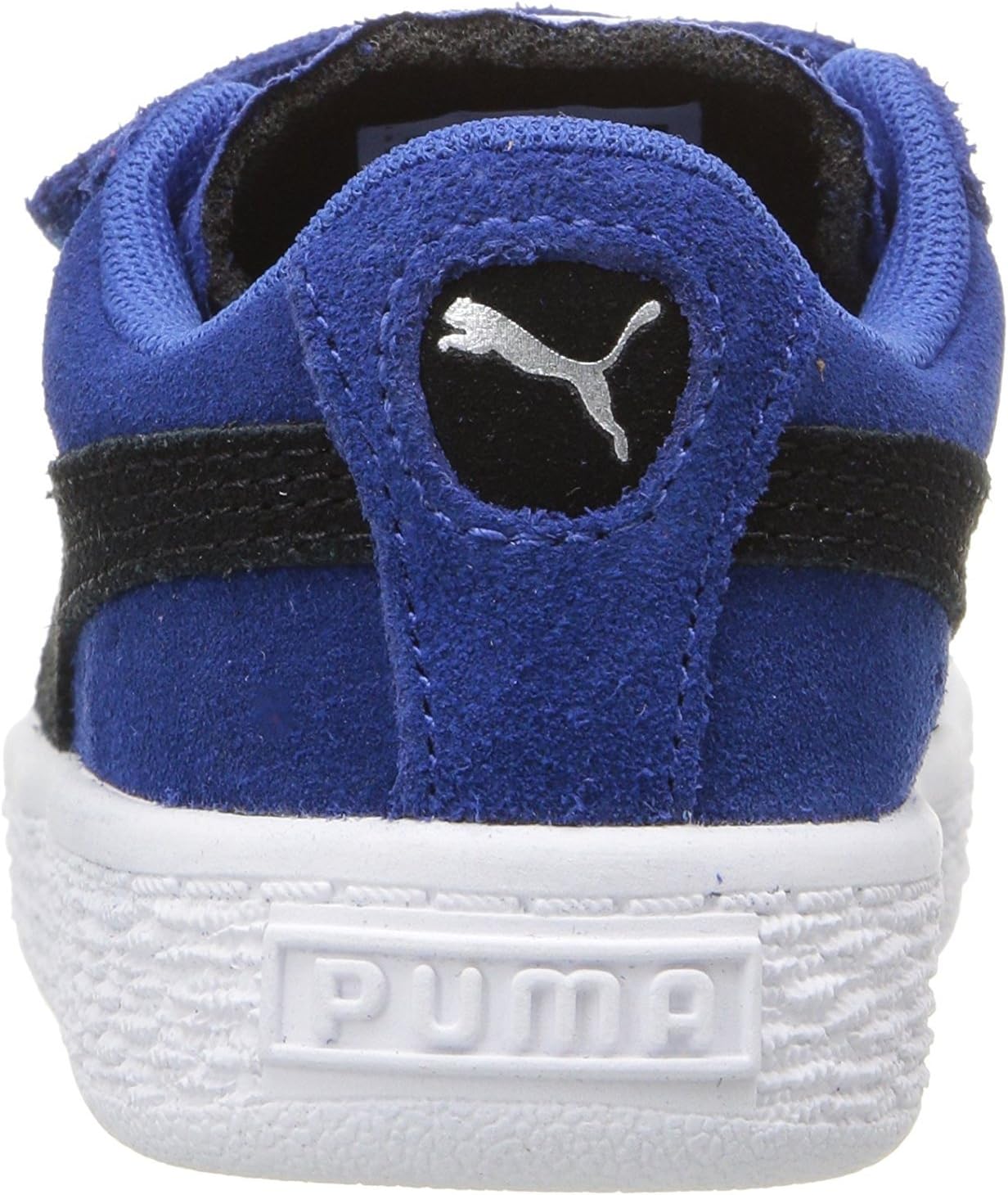 Детские кроссовки PUMA Suede с двумя застежками, синий — фото 3