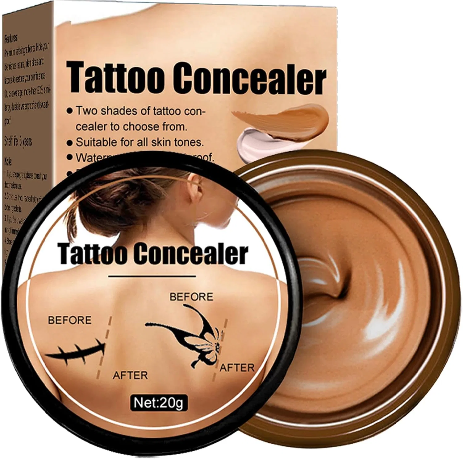 Корректор для лица Natural Skin Color, No Brand, 20 г, темный