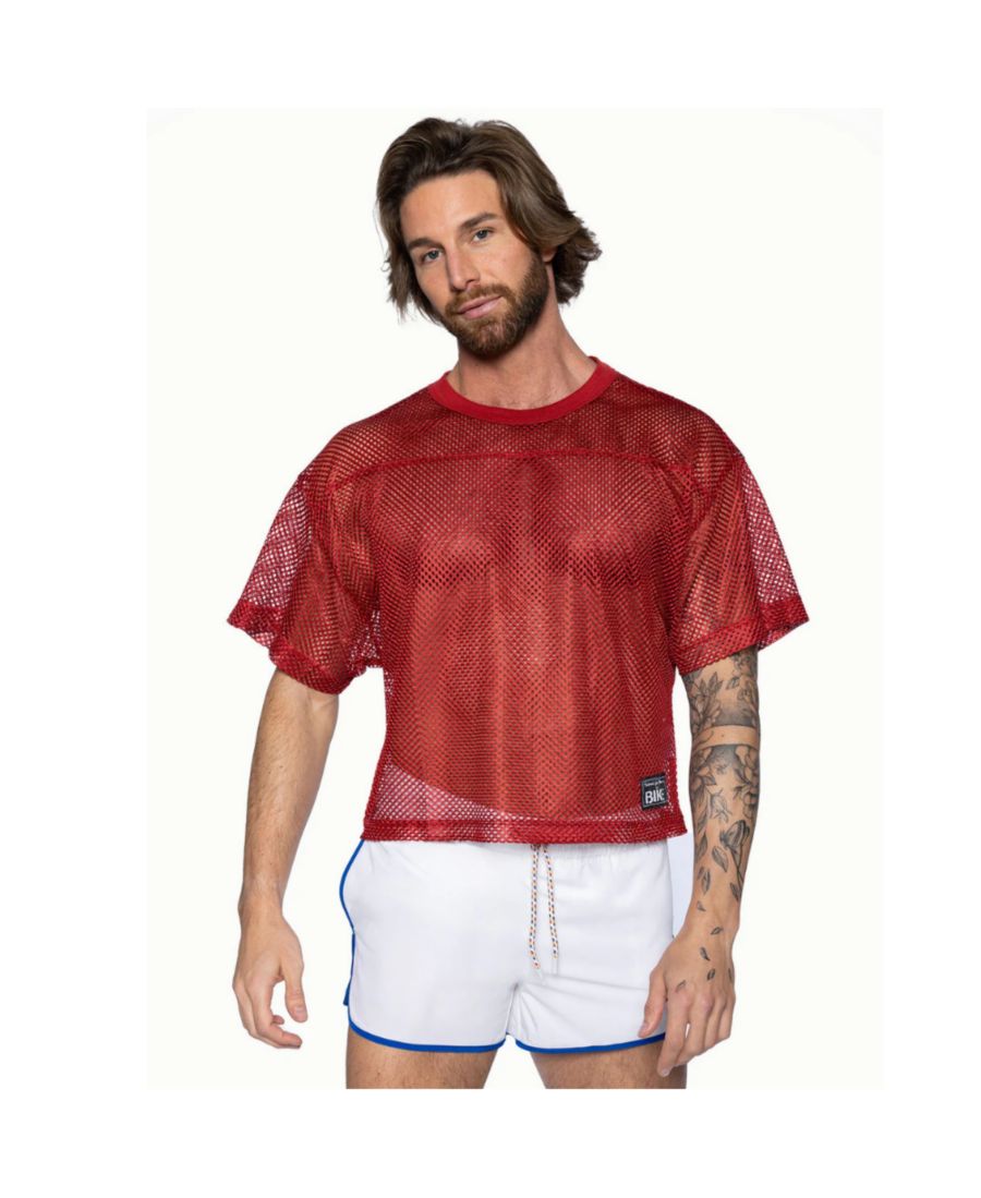 

Мужская тренировочная футболка с коротким рукавом BIKE Athletic, Red