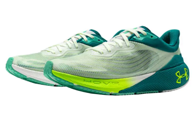 Кроссовки HOVR Machina 3 мужские низкие зеленые/белые Under Armour — фото 3