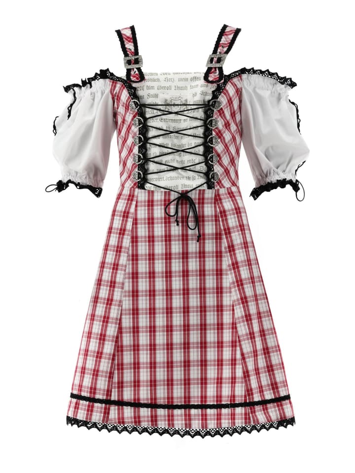 

OS-Trachten Традиционная одежда Кедаро, средне-красного цвета