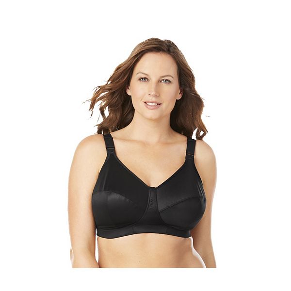 

Женский плюс сайз бюстгальтер Celeste Soft Cup без косточек с охлаждающим эффектом GD6113 Goddess, Black