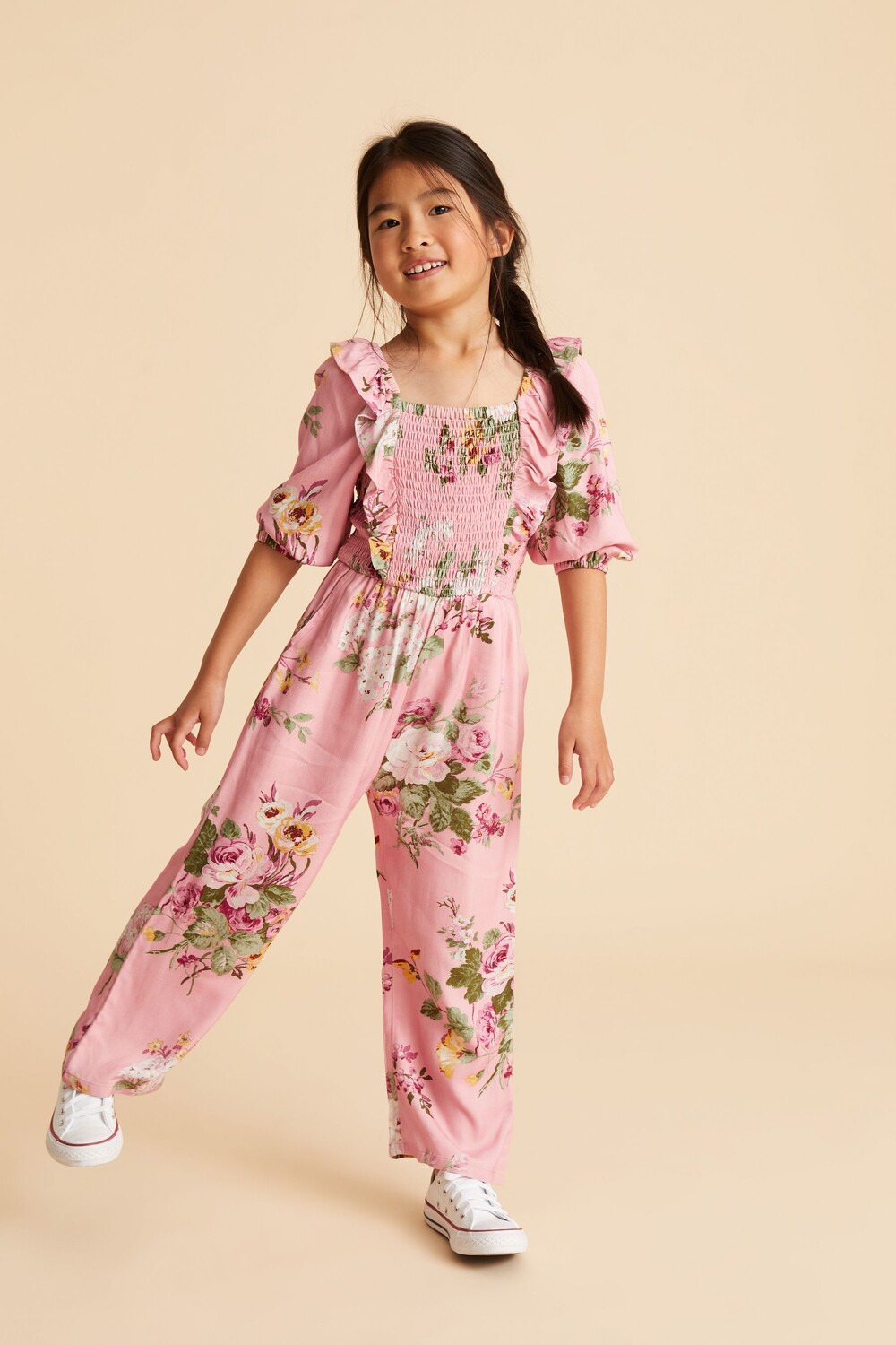 

Комбинезон с рюшами и рюшами Laura Ashley, розовый