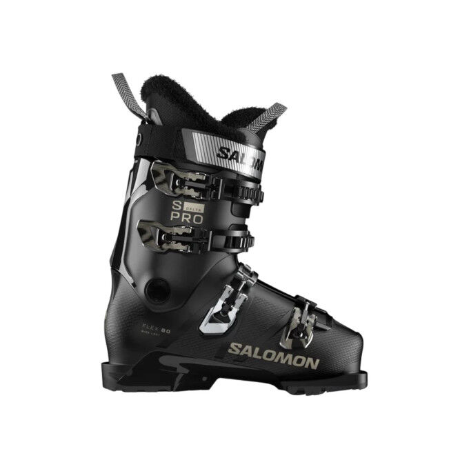 

Горнолыжные ботинки SALOMON S/PRO DELTA Flex 80 - черный / черный / светло-бронзовый металлик
