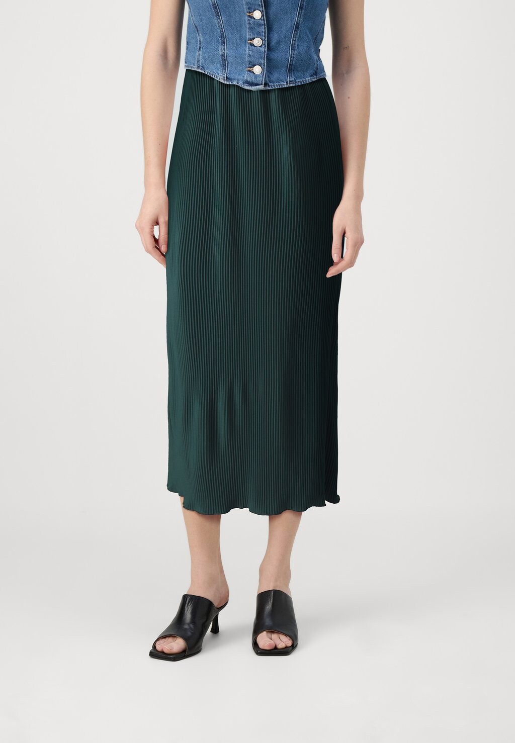 

Юбка-карандаш ONLKALYA MIDI SKIRT ONLY, темно-зеленый