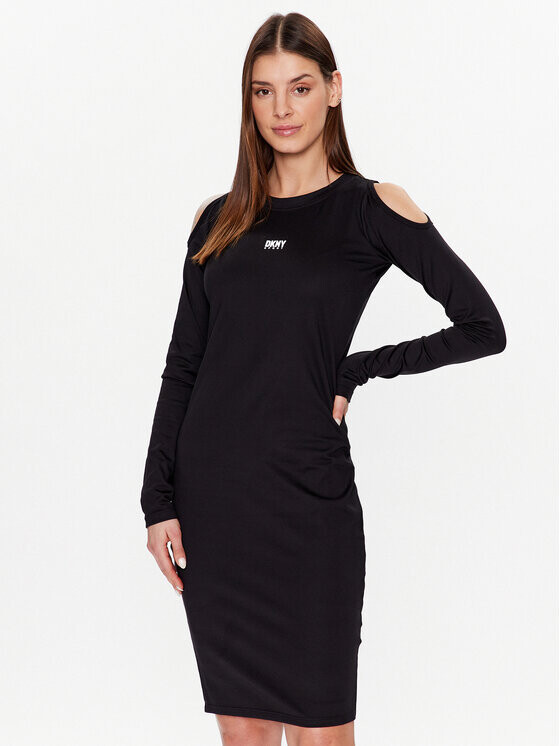 

Платье на каждый день классического кроя Dkny Sport, черный