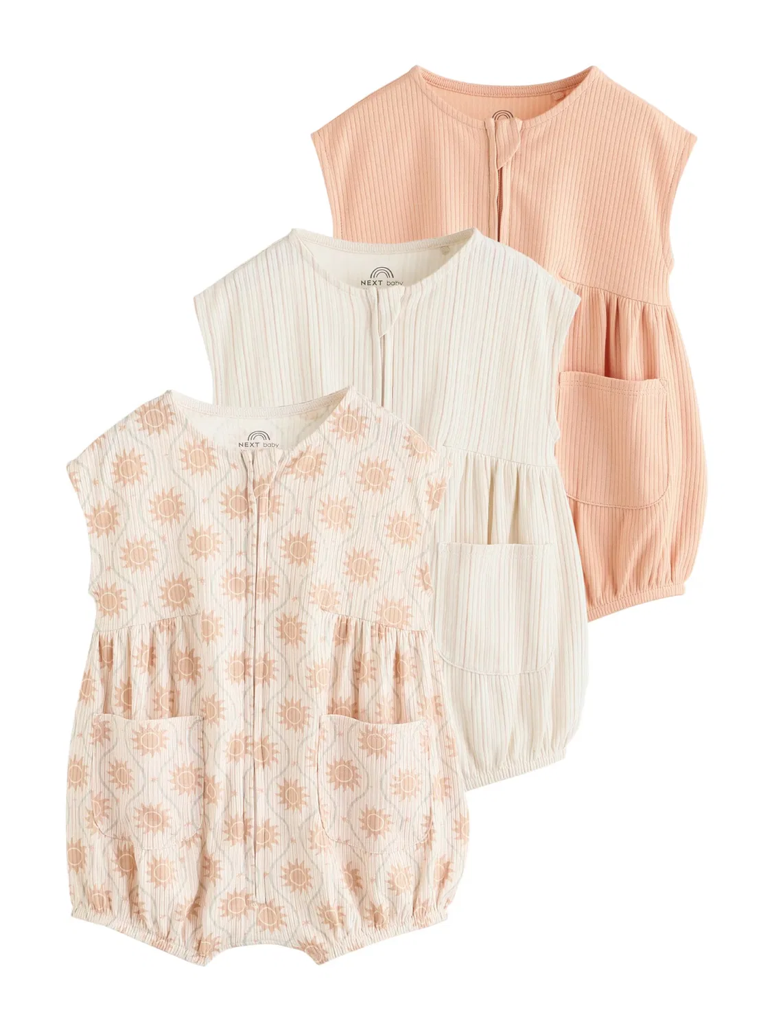Комбинезон/Боди Next, Cream/Apricot/Peach