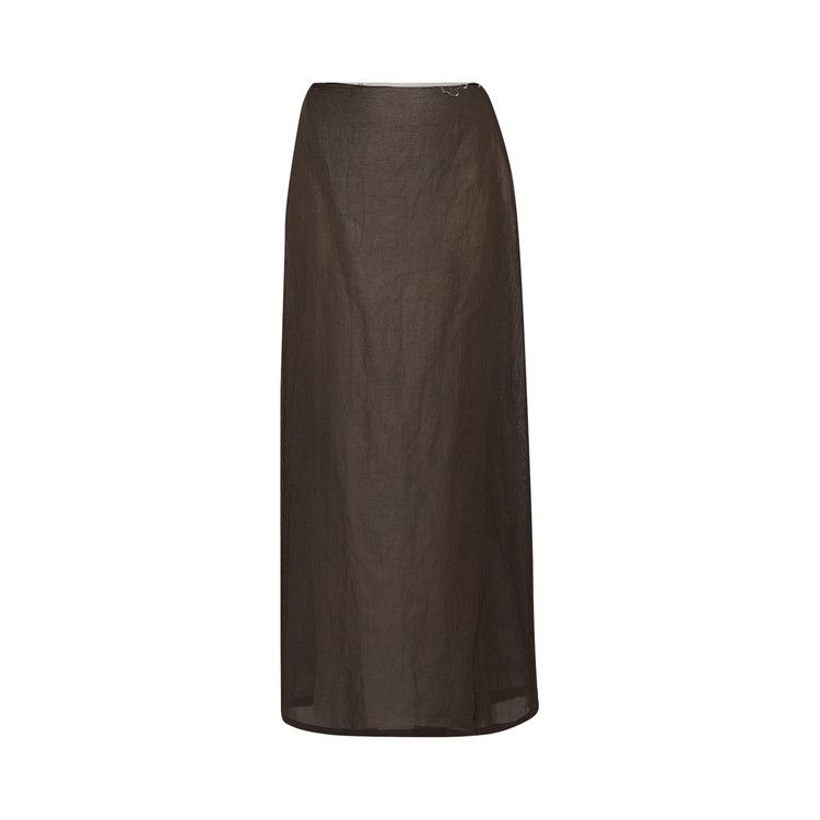 

Юбка The Row Zaira Skirt, Brown