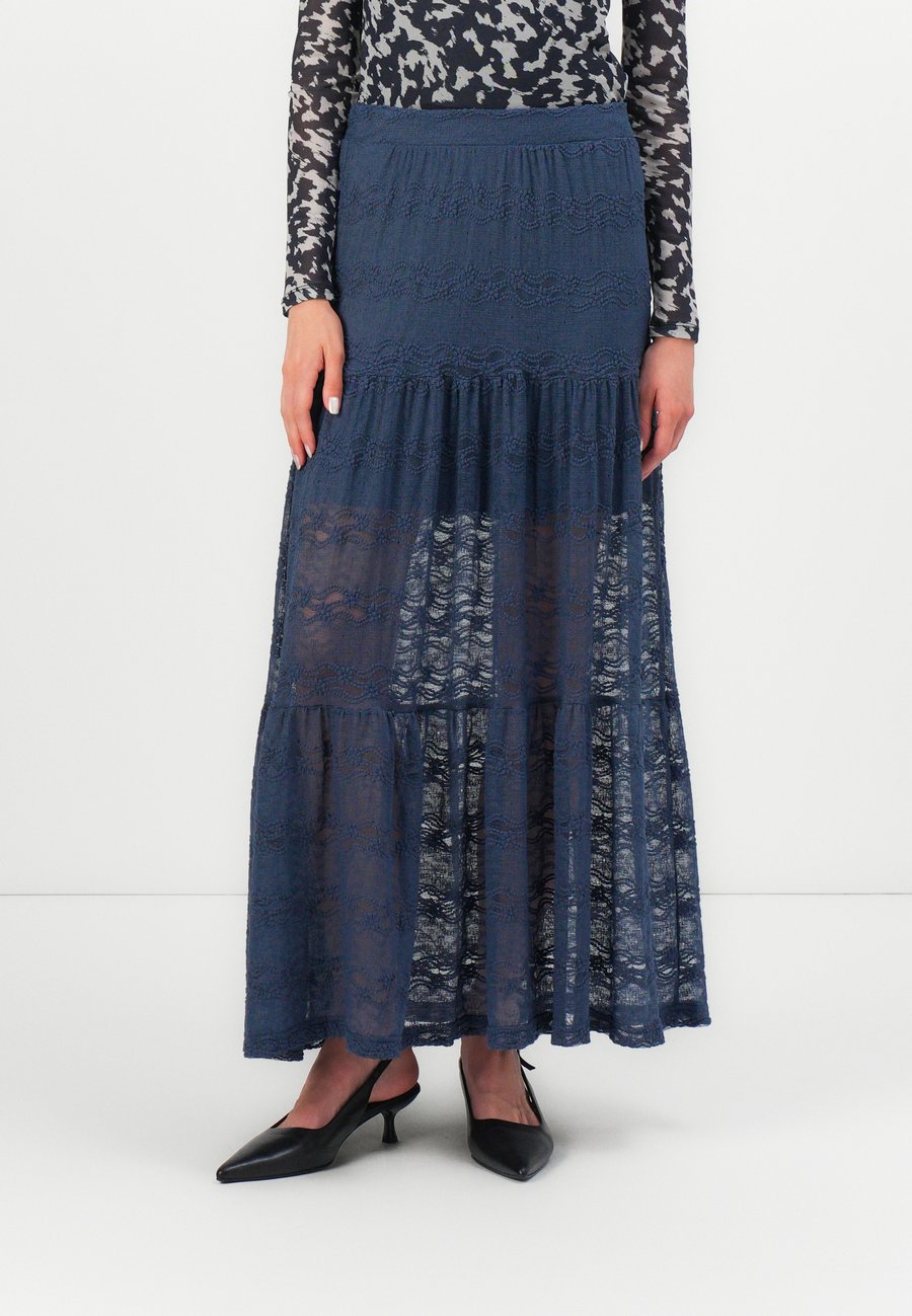 

Юбка ONLY ONLLUNA LONG SKIRT, Vintage Indigo/Blue