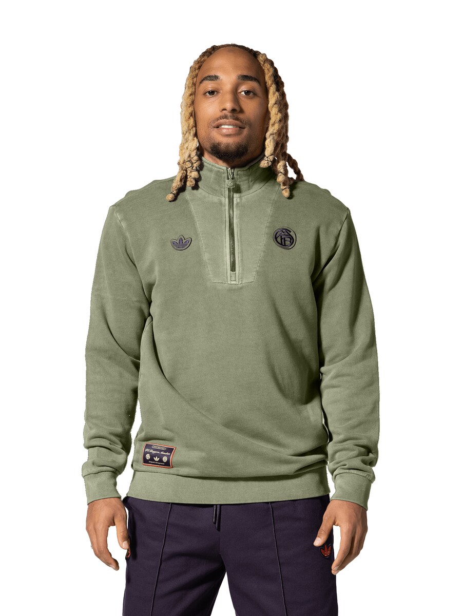 Толстовка ADIDAS ORIGINALS FC Bayern München Terrace Icons, Green — фото 2