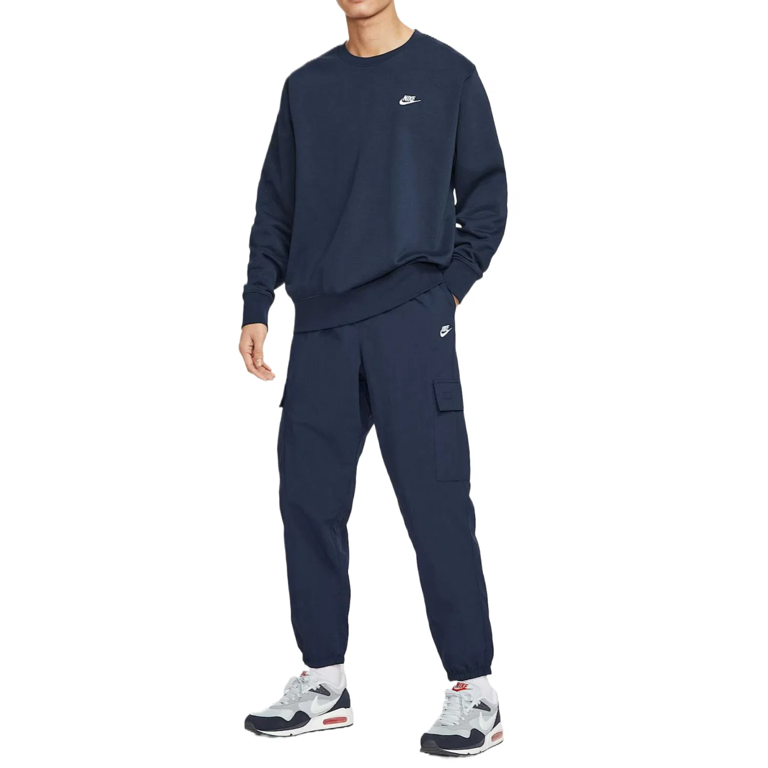 Брюки карго Club Futura мужские Nike, Dark Blue — фото 4