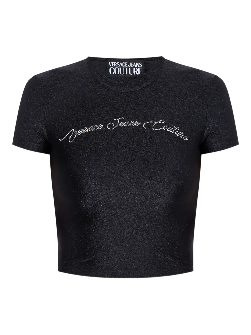 

Футболка со стразами Versace Jeans Couture, черный