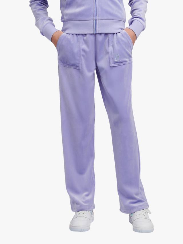 

Детские спортивные брюки с пайетками и широкими штанинами Juicy Couture, Jacaranda