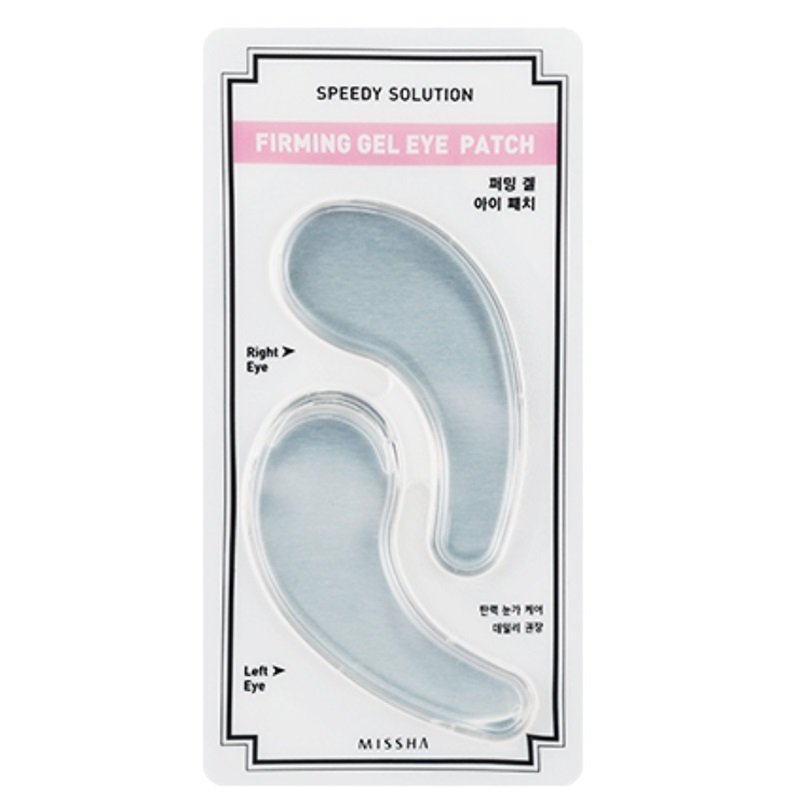 

Missha, Speedy Solution Firming Gel Eye Patch, гелевые патчи для глаз, 1 пара