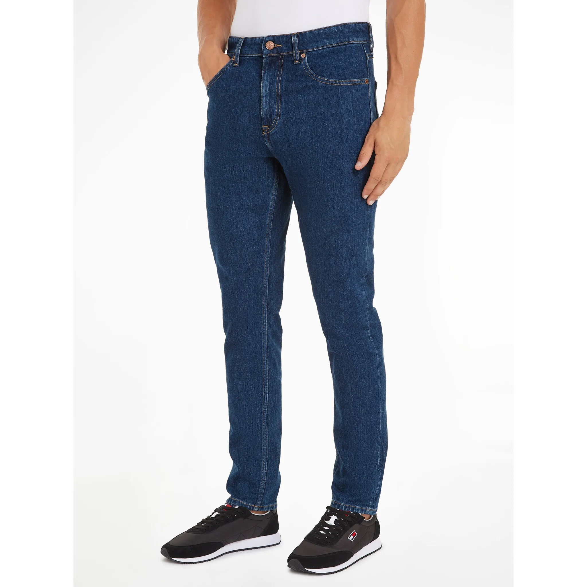 

Джинсы Tommy Jeans узкого кроя "SCANTON SLIM", фасон с 5 карманами, джинсовый