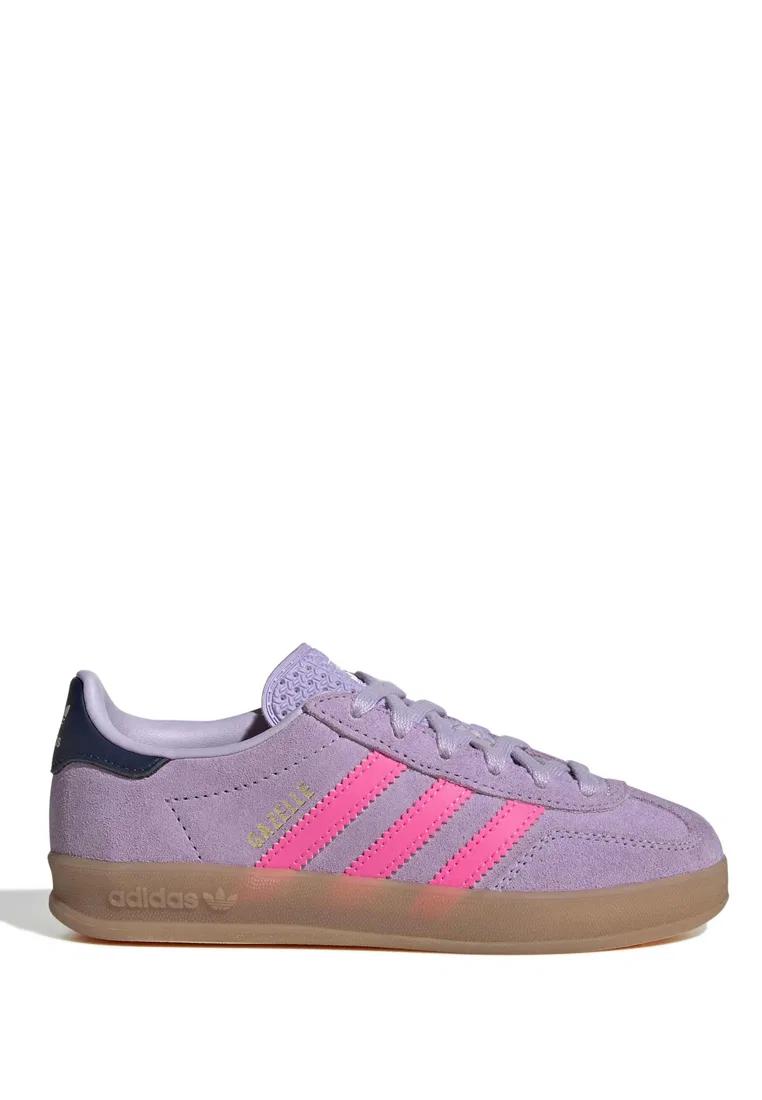 Кроссовки детские Gazelle Indoor, Adidas, розовый