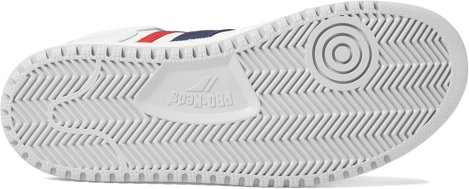 Мужские модные кроссовки PRO-Keds Skyhawk Lo на шнуровке, белый/красный/синий — фото 3