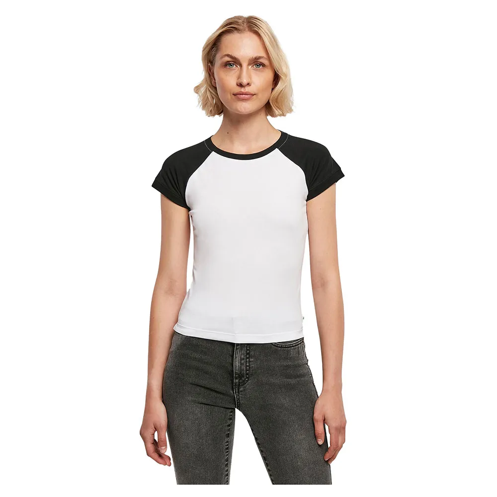 

Футболка с коротким рукавом Urban Classics Organic Stretch Short Retro Baseball, белый