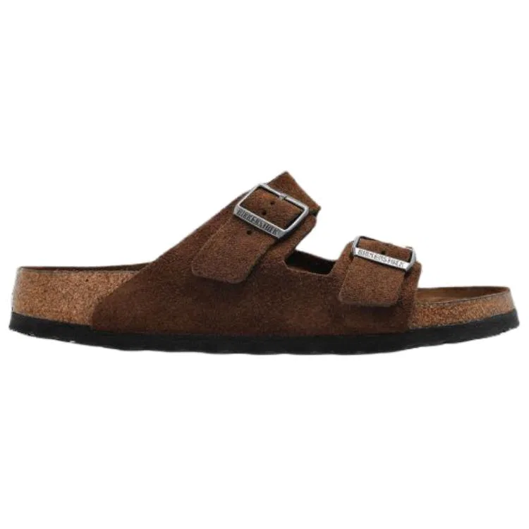 Сандалии замшевые Arizona Birkenstock umber — фото 3