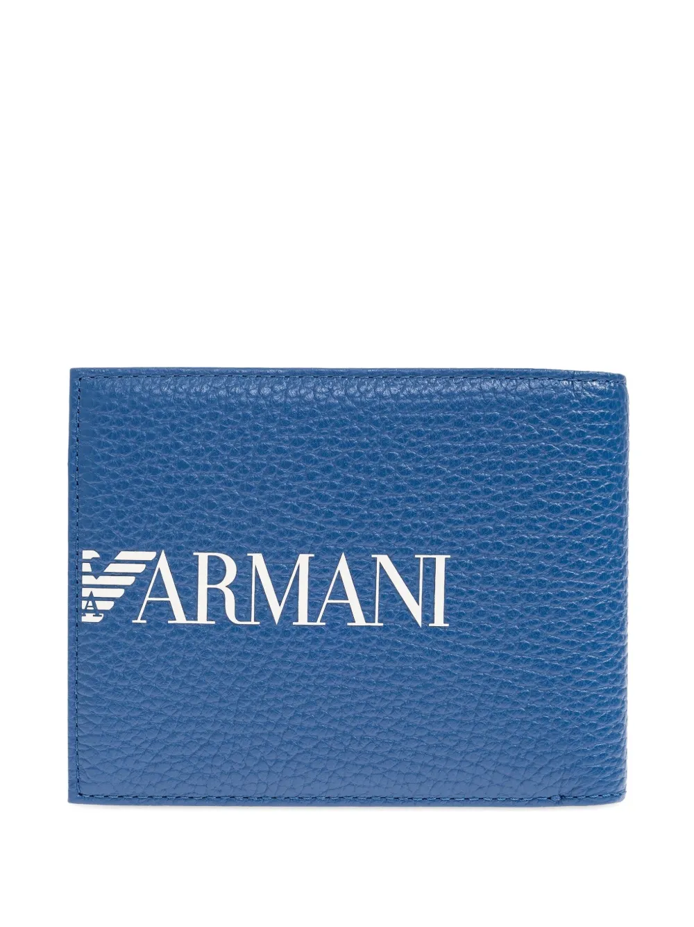 

Кожаный кошелек с логотипом EMPORIO ARMANI, синий